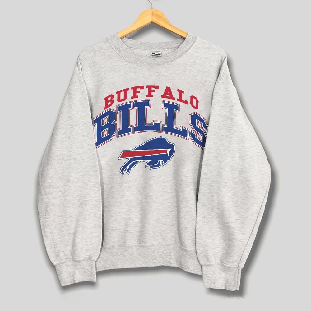 Vintage Buffalo Bills Sweatshirt, Retro 90s NFL Buffalo Bills Football Shirt Tee